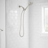 Modern 6-Spray 4.5 in. Single Wall Mount Handheld Adjustable Shower Head in Brushed Nickel - Super Arbor