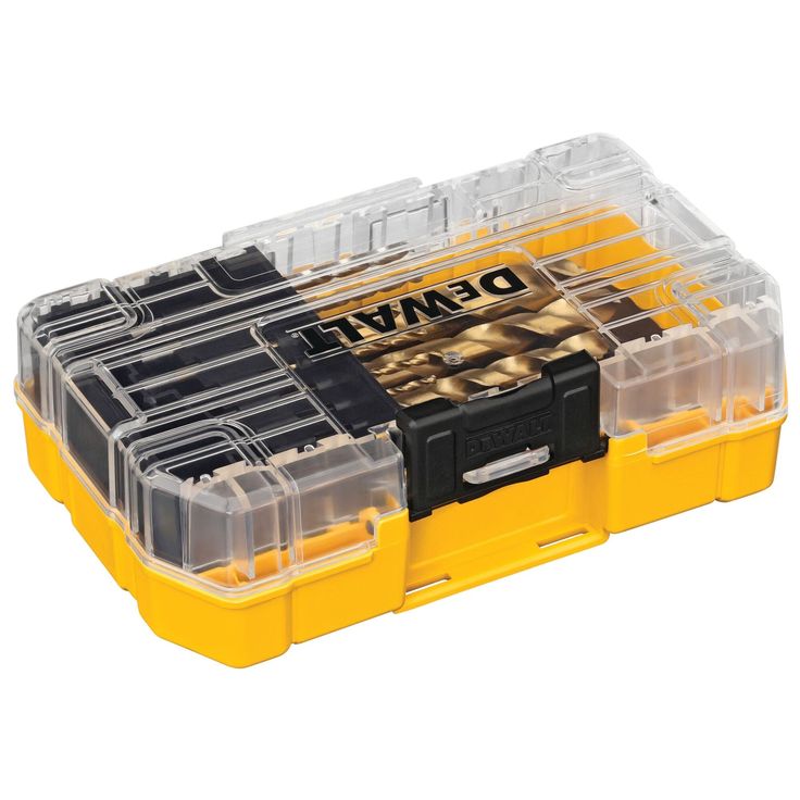 DEWALT 14-Piece Assorted Titanium Twist Drill Bit Set