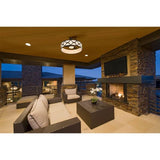 Lancaster 36 in. LED Indoor/Outdoor Ceiling Fan with Remote Control