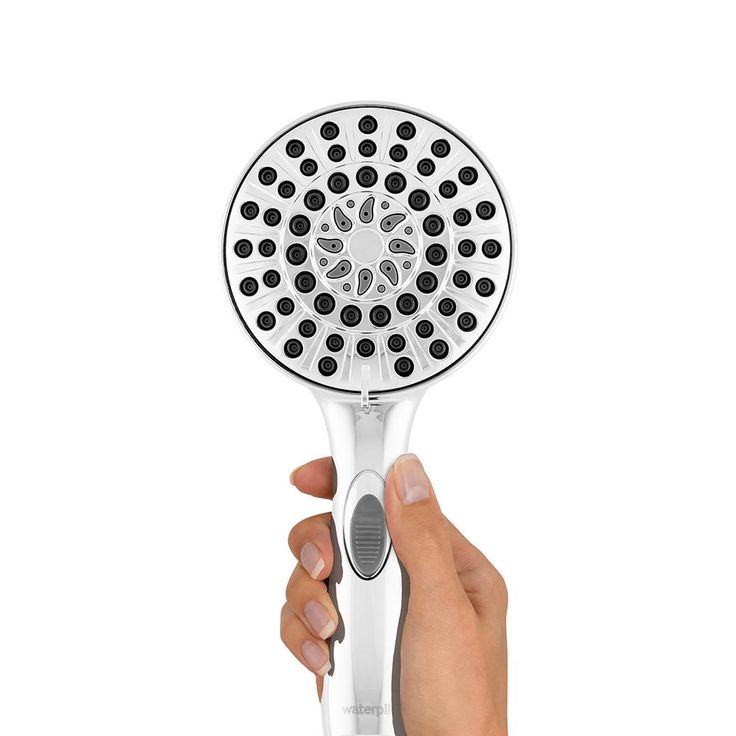 6-Spray 4.8 in. Single Wall Mount  Handheld Adjustable Shower Head in Chrome