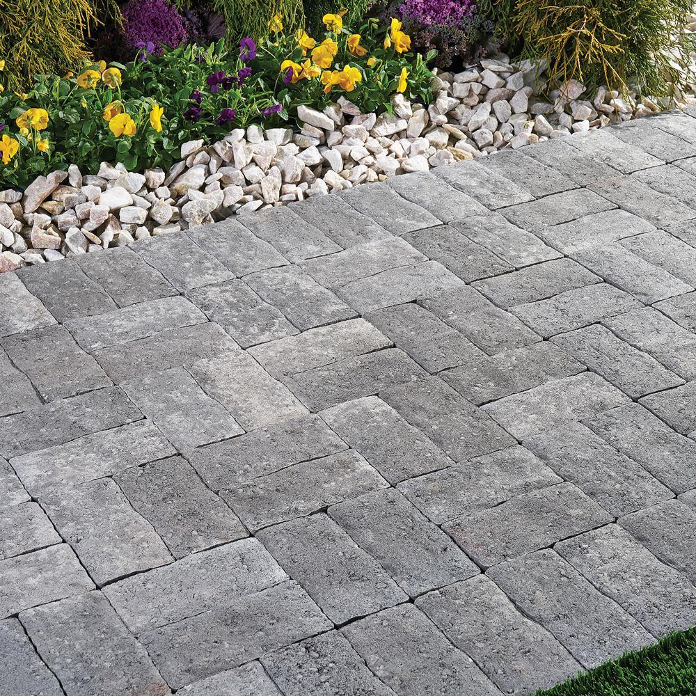 Clayton 3.5 in. W x 7 in. L x 1.77 in. H Greystone Concrete Paver - Super Arbor