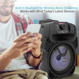 Portable Bluetooth PA Speaker with Microphone System - Super Arbor