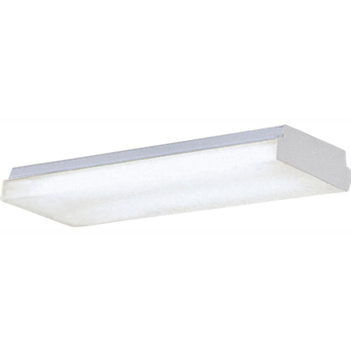 2-Light White Fluorescent Fixture - Super Arbor