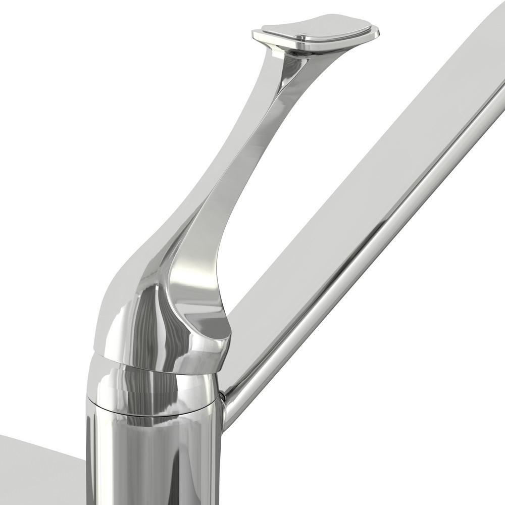 Single-Handle Standard Kitchen Faucet in Chrome - Super Arbor