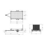 1483 lbs. Payload Capacity Landscape Trailer - Super Arbor