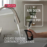 Delta Dunsley VoiceIQ Spotshield Stainless 1-Handle Deck-Mount Pull-Down Touchless Kitchen Faucet