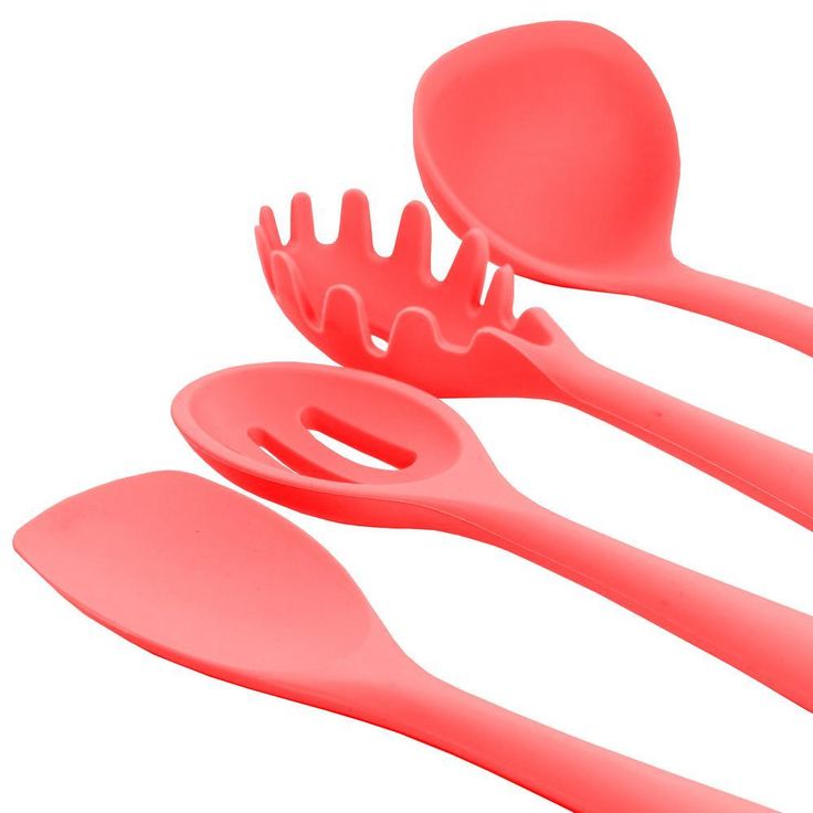 Red Silicone Cooking Utensils (Set of 12)