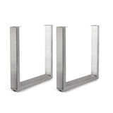 28 in. (710 mm) Stainless Steel Adjustable Legs for Structural Table  (2-Pack) - Super Arbor