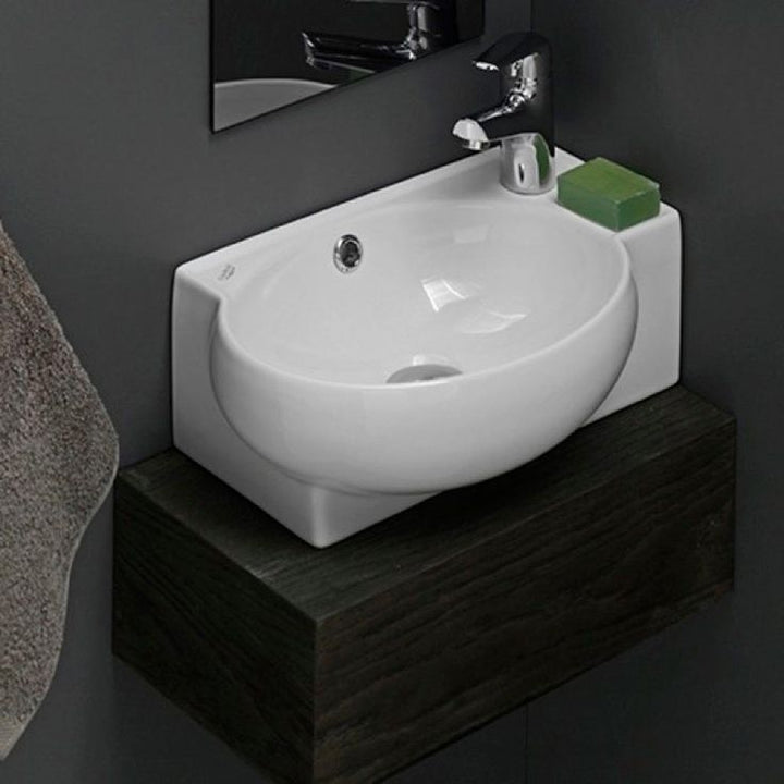Nameeks Mini Vessel Sink in White