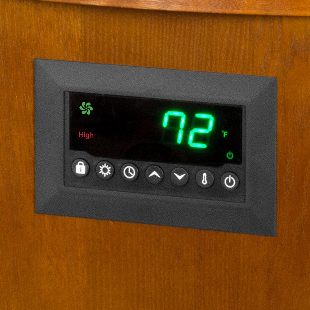 1800 sq. ft. 1500-Watt 2-Lifesmart 6-Element Portable Infrared Quartz Electric Space Heaters - Super Arbor