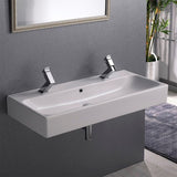 Nameeks Pinto Wall Mounted Bathroom Sink in White
