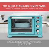 6-Slice/26 l Blue Retro Toaster Oven