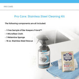 Pro Care Stainless Steel Cleaning Kit - Super Arbor
