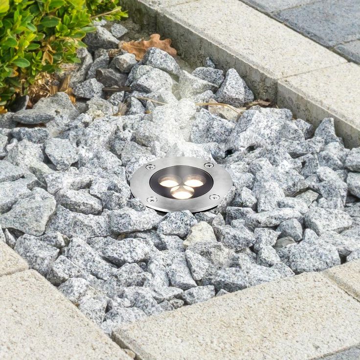 3-Watt Stainless Steel Outdoor Integrated LED 3000K In-Ground Landscape Path Light