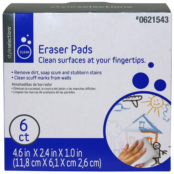 Style Selections Eraser pads 6-Pack 6-Count All-Purpose Cleaner