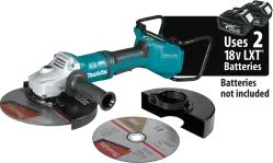 18-Volt X2 LXT Lithium-Ion (36V) Brushless Cordless 9 in. Paddle Switch Cut-Off/Angle Grinder w Electric Brake Tool Only