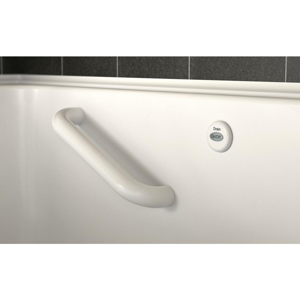 Acrylic Luxury 60 in. Left Hand Walk-In Whirlpool in White - Super Arbor