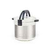 7 Qt. Stainless Steel White Thermal Cooker/Slow cooker