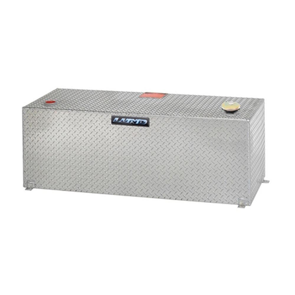Lund 98 Gal. Aluminum Rectangular Truck Transfer Tank, Silver - Super Arbor