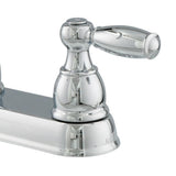 Foundations 2-Handle Standard Kitchen Faucet with Side Sprayer in Chrome - Super Arbor