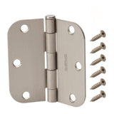 3-1/2 in. Chrome Square Corner Door Hinge - Super Arbor