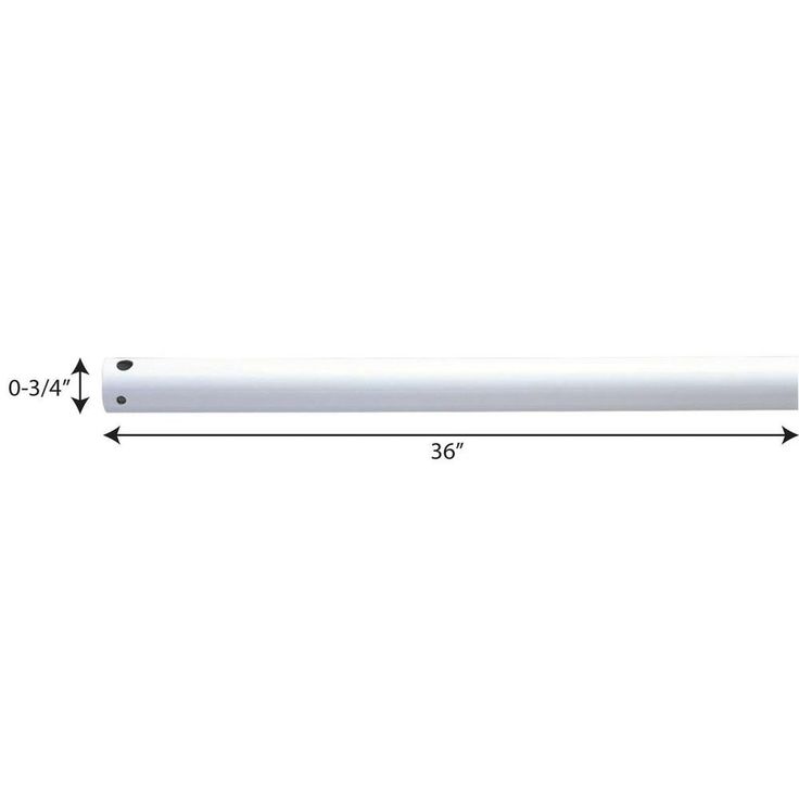 AirPro 36 in. White Extension Downrod