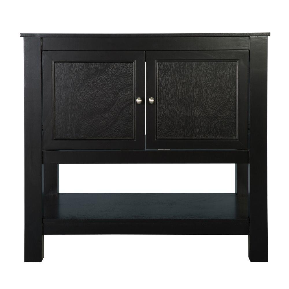 Gazette 30 in. W Bath Vanity Cabinet Only in White - Super Arbor