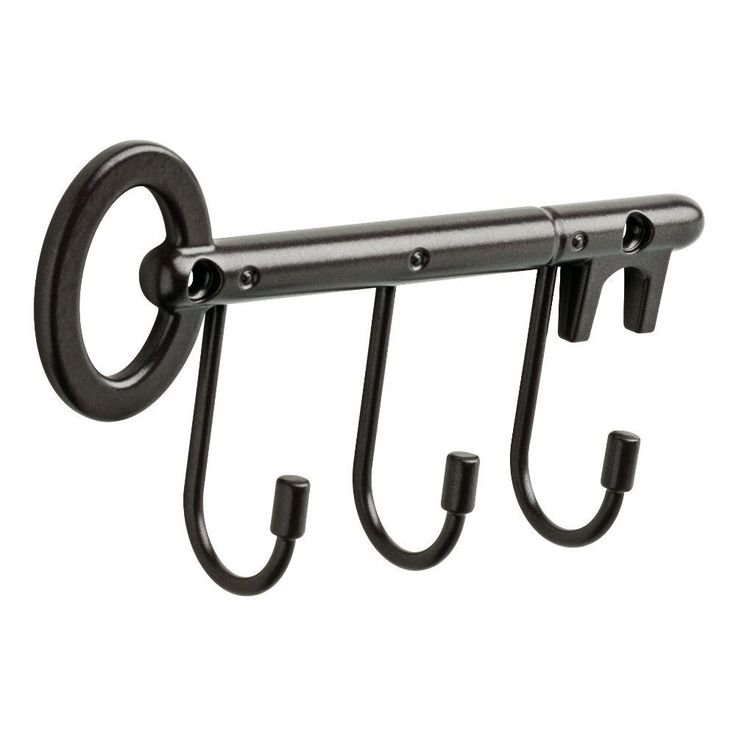 7 in. Heirloom Silver Vintage Key Rack