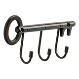 7 in. Heirloom Silver Vintage Key Rack