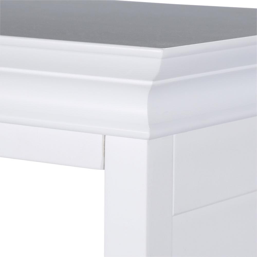 Hampton Harbor 22 in. W x 10 in. D x 67-1/2 in. H Linen Cabinet in White - Super Arbor