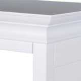 Hampton Harbor 22 in. W x 10 in. D x 67-1/2 in. H Linen Cabinet in White - Super Arbor