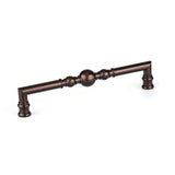 7-9/16 in. (192 mm) Center-to-Center Champagne Bronze Traditional Drawer Pull - Super Arbor