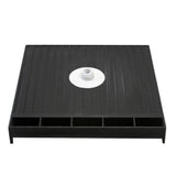 Redi Base 32 in. x 32 in. Single Threshold Shower Base with Center Drain and Polished Chrome Drain Plate - Super Arbor