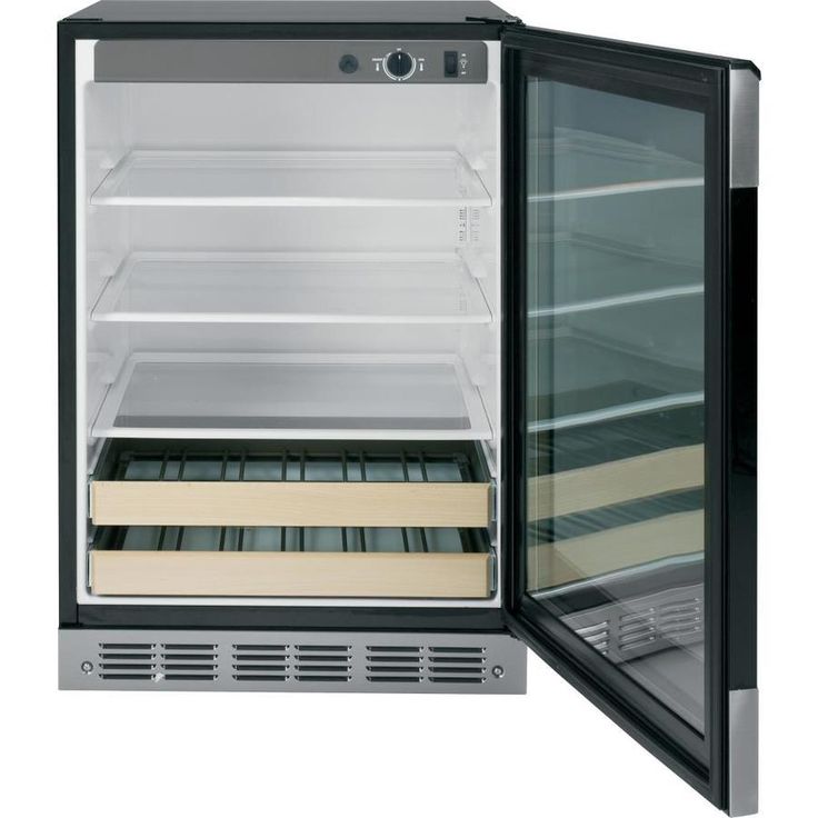 GE Profile 150-Can Capacity (5.3-cu ft) Residential Stainless Steel Freestanding Beverage Center