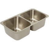 Ballad Undermount Stainless Steel 32 in. Double Bowl Kitchen Sink - Super Arbor
