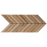 Lux Tile Eternal Birch Chevron Matte Porcelain Mosaic Tile