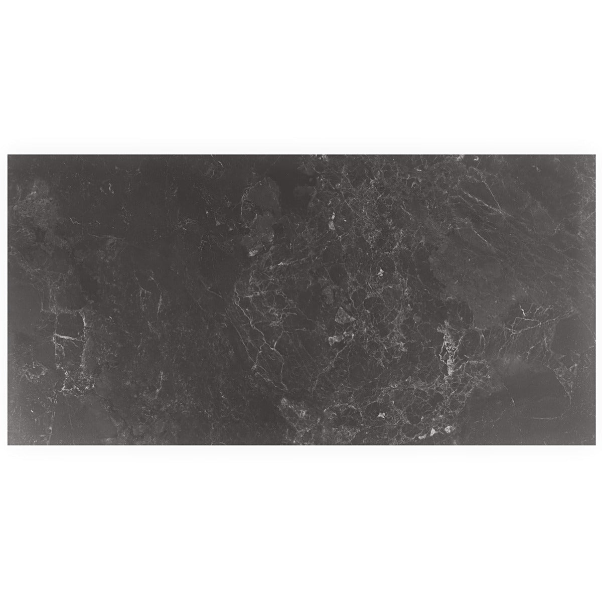 Marmo Perfetto Nero 24x48 Semi-Polish Porcelain Tile - Lux Tile