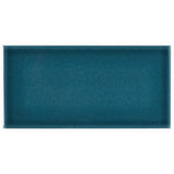 Seaside Marine Blue Crackled Glossy Ceramic Tile - 4x8 Inch