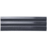 Lux Tile Ponto Metallic Gray Fluted 5x16 3D Polished Porcelain Wall Tile