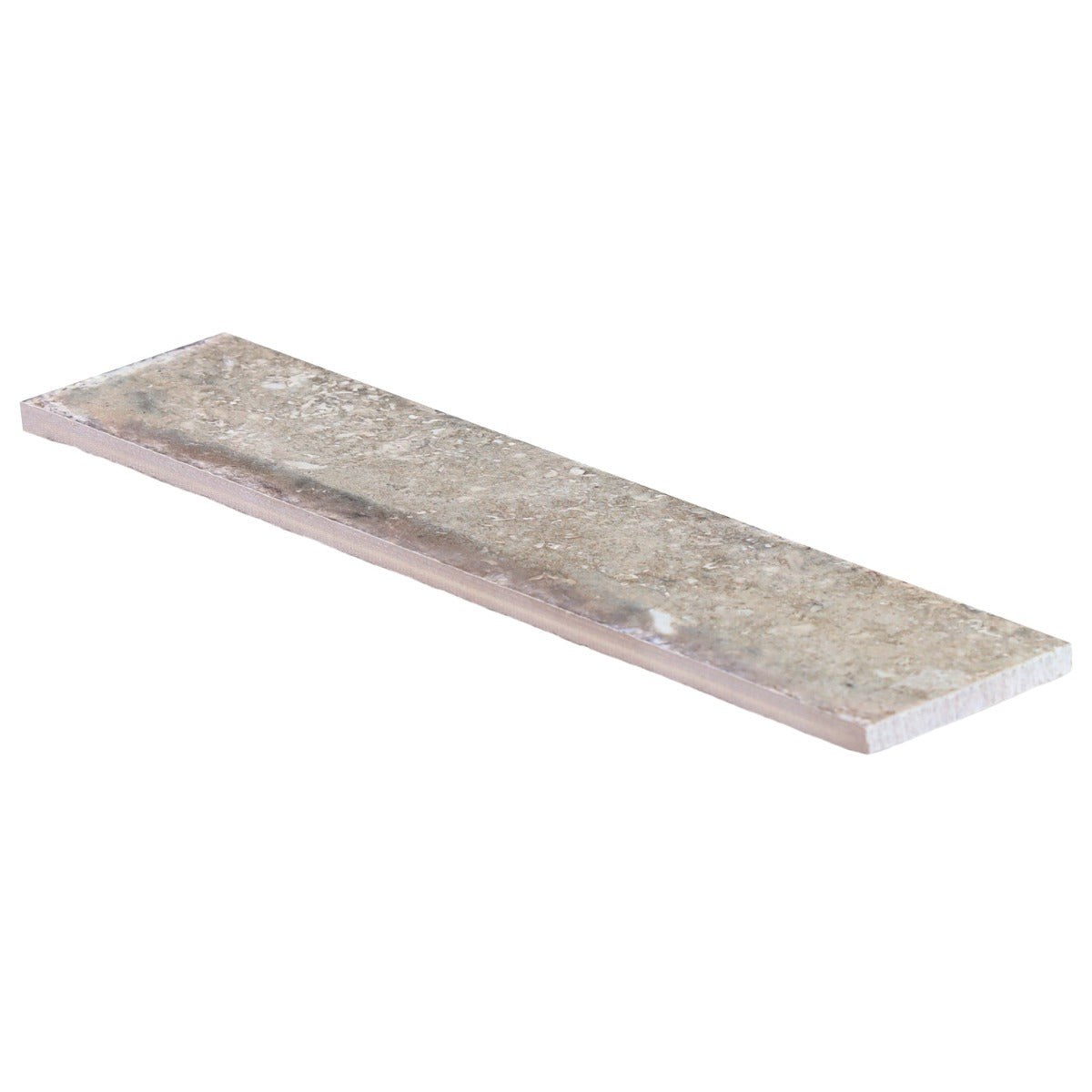 Seville Efeso Gray 3x12 Porcelain Subway Tile - Travertine Look