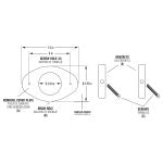 Danco Single-Lever Remodeling Cover Plate, Chrome, 13 in. x 8-1/8 in. (Model 80000)