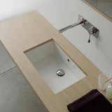 Nameeks Miky Undermount Bathroom Sink in White