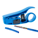 PrepPro Stripper Coax/UTP Cable Stripper, Blue/Gray - Super Arbor