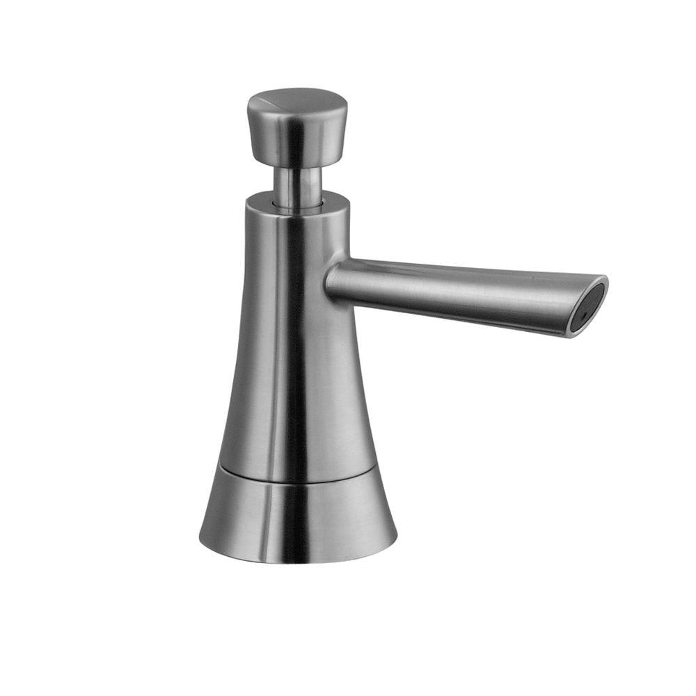 Selma 2-Handle Pull-Down Sprayer Bridge Kitchen Faucet with Soap Dispenser in Stainless Steel - Super Arbor