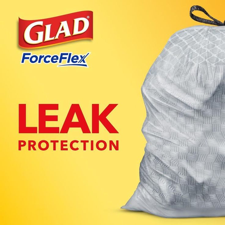Glad ForceFlex 100-Pack 13-Gallon Gray Plastic Kitchen Trash Bag
