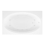 Imperial 7 ft. Rectangular Drop-in Whirlpool Bathtub in White - Super Arbor