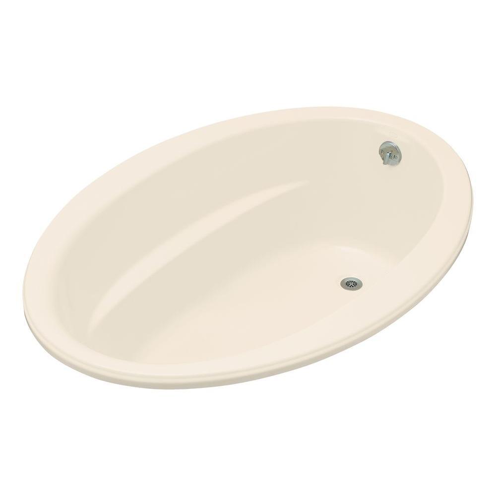 Sunward 5 ft. Reversible Drain Acrylic Soaking Tub in White - Super Arbor