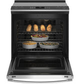 GE Profile 5.3 cu. ft. Electric Range with Steam-Cleaning Convection Oven and Air Fry in Stainless Steel