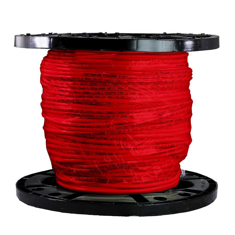500 ft. 8/1 Black Stranded THHN Wire - Super Arbor