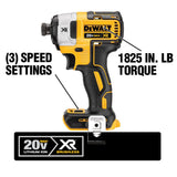 20-Volt MAX Lithium-Ion Cordless Brushless Combo Kit (2-Tool) w/FLEXVOLT and 20V Batteries, Bonus Grinder and Recip Saw